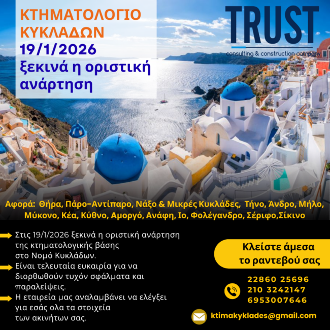 ΑΝΑΡΤΗΣΗ ΚΥΚΛΑΔΩΝ